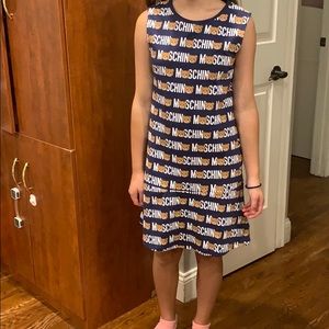 Adorable Moschino dress. Soft, delicious feel.